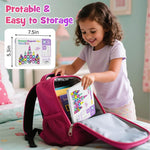 40pcs Mini Magnetic Tiles Colorful Magnetic Building Blocks Set for Kids Educational Toys