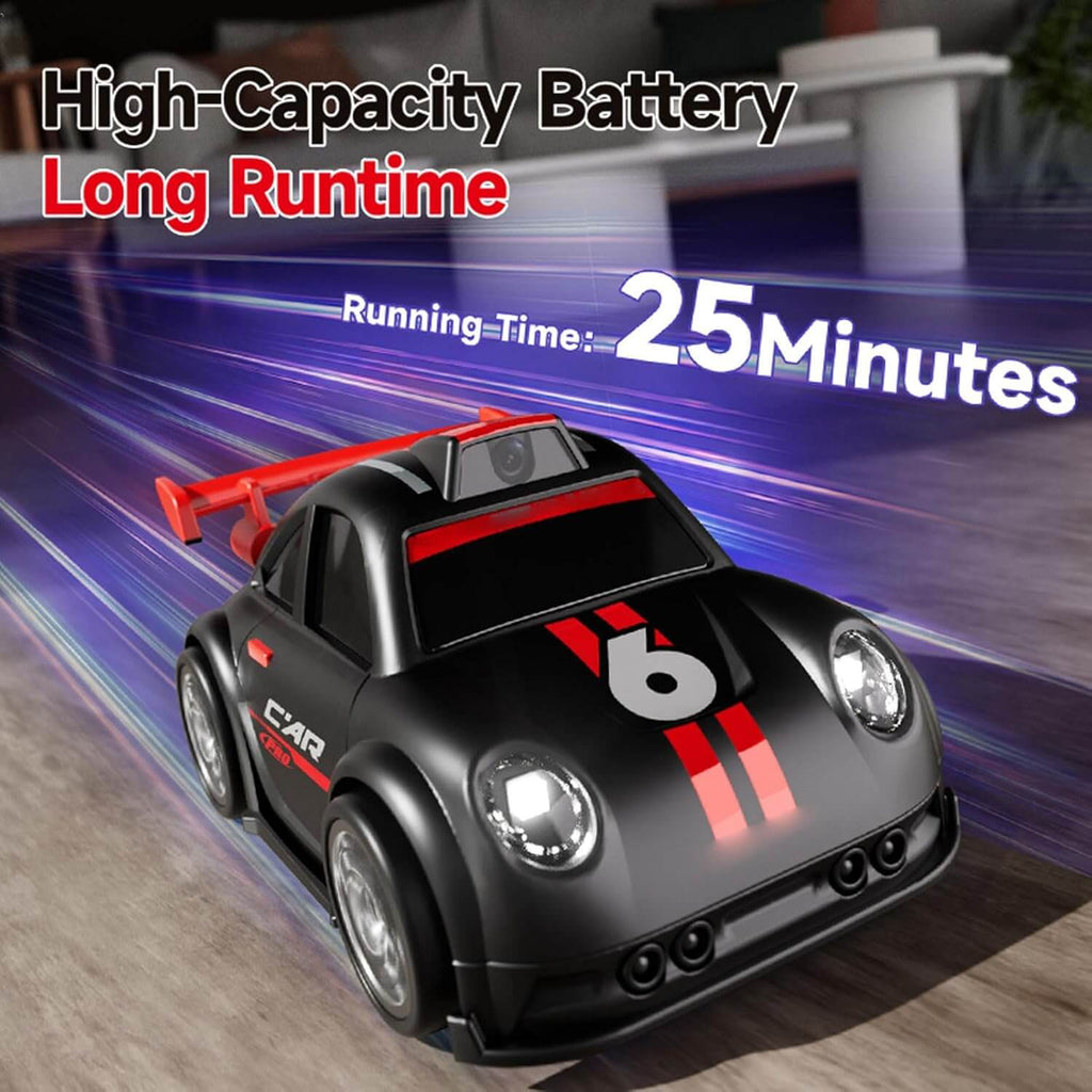 Mini RC Racing Cars with HD Camera Remote Drift Car Multi-Mode Induction Toy for Kids 3+