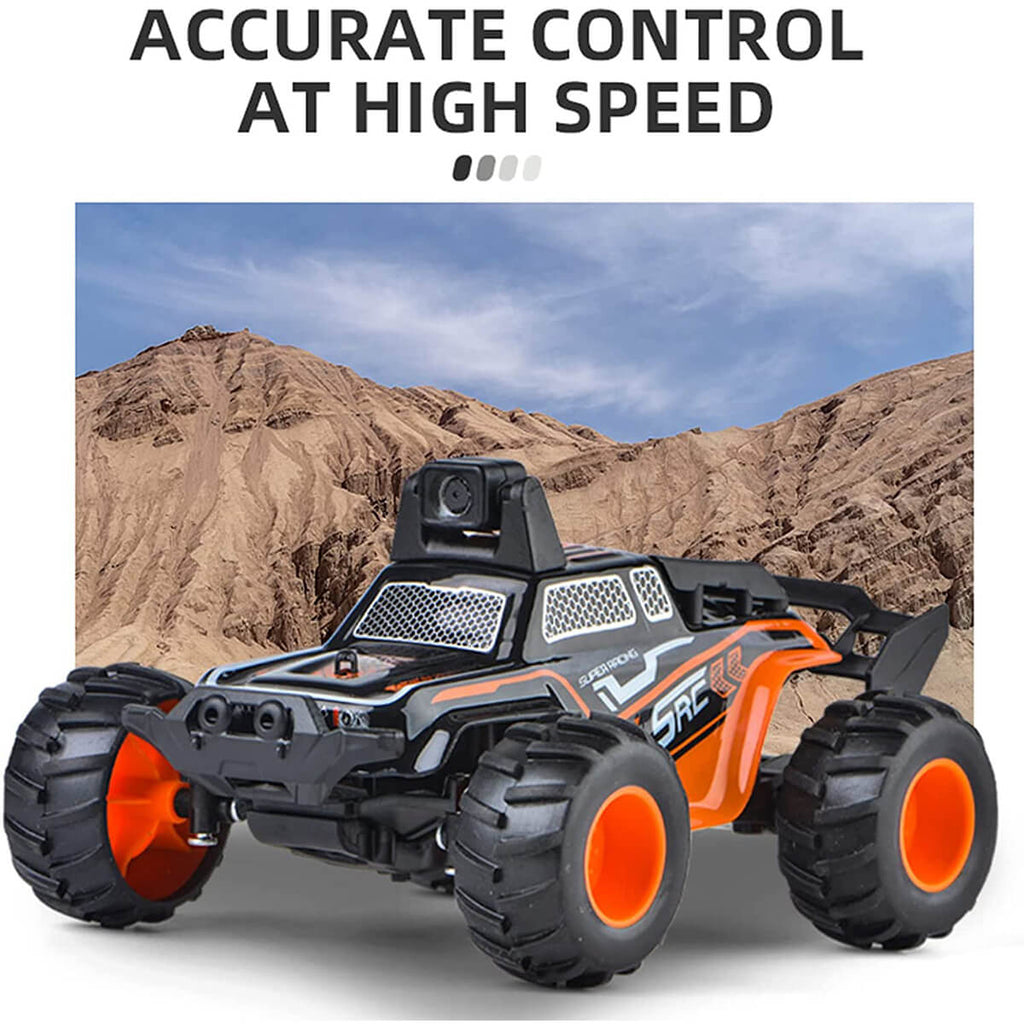 1/32 Mini Remote Control Car with HD Wifi Camera 2.4Ghz Off-Road RC Vehicle Dual Mode Control