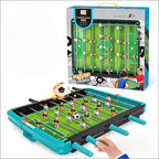 Mini Tabletop Foosball Soccer Game Portable 2-Player Football Toy for Kids & Family Fun