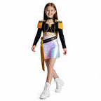 Golden Stage Performance Outfit Iconic Pop Idol Dance Dress Halloween Cosplay Costume