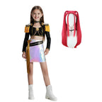 Golden Stage Performance Outfit Iconic Pop Idol Dance Dress Halloween Cosplay Costume