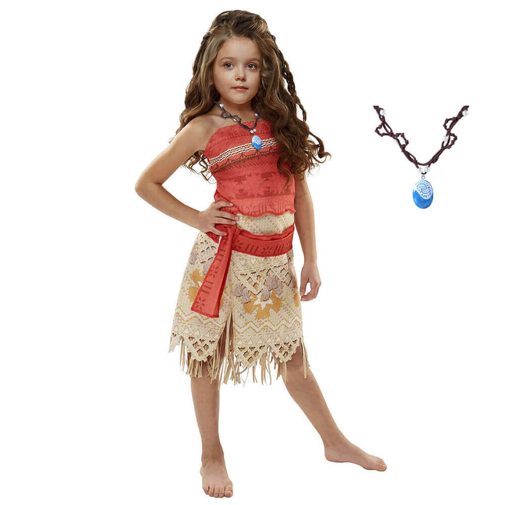 Princess Cosplay Costume Halloween Polynesian Dress Adventure Polynesian Outfit