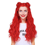 Girls Princess Red Costume The Rise Of RED Tops Vest and Pants Suit Halloween Cosplay Outfit