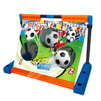 Moving Electric Soccer Goal Toy Dual Speed Adjustable Goal Football Target Practice Toy for Kids 3+