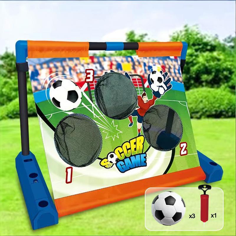 Moving Electric Soccer Goal Toy Dual Speed Adjustable Goal Football Target Practice Toy for Kids 3+
