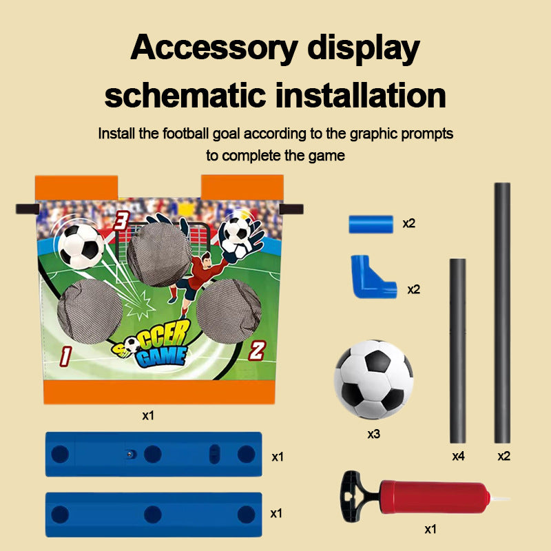 Moving Electric Soccer Goal Toy Dual Speed Adjustable Goal Football Target Practice Toy for Kids 3+