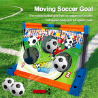 Moving Electric Soccer Goal Toy Dual Speed Adjustable Goal Football Target Practice Toy for Kids 3+