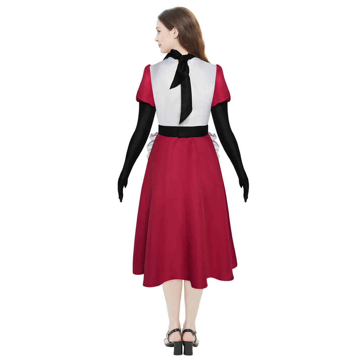 Niffty Costume White And Red Dress with Accessories Cosplay Outfit
