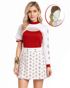 Nova Zombies Costume Daywalker Vampire Nova Red Outfit Halloween Carnival Suit for Cosplay