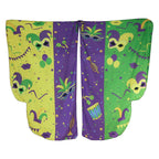 Ladies Mardi Gras Outfit Fashion Cloak and Headband 2 pcs Suit for Raucous Street Parties