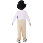 Boys 100th Day of School Outfit Kids Grandpa Costume Old Man Dress Up Suit