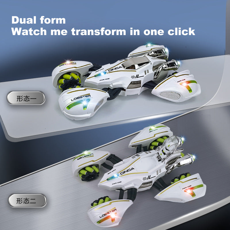 4WD RC Car 360° Rotation Stunt Car 2.4G Dual Form Transforming Car For Kids