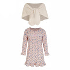 Girls 100th Days of School Costume Grandama Dress Walking Stick and Accessories for Kids
