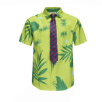 Nick Costume Fox Green Shirt Wig Tail and Headband Full Set for Cosplay Party