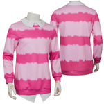 Mens Baby Saja Pink Sweatshirt Saja Boys Bay Saja Cosplay Shirt Halloween Costume