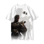 Black Myth: Wukong Tees Game Unisex Cosplay T-shirt  Black Myth Daily Shirt for Men and Women