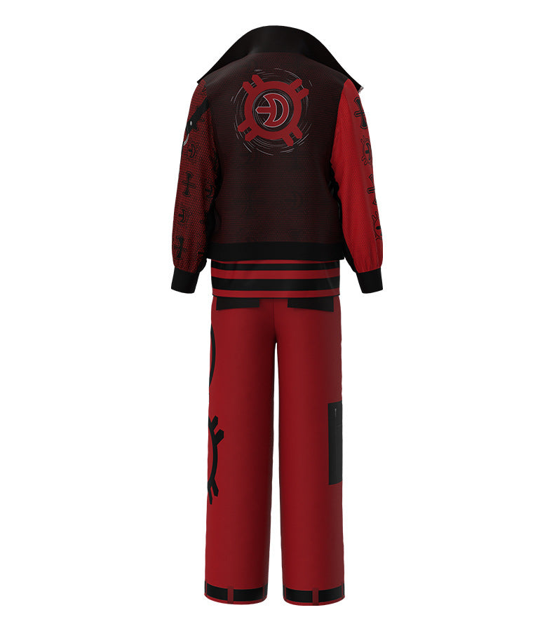 Victor Zombies Costume 3PCS Nightwalker Vampire Victor Cosplay Outfit Jacket T-shirt and Pants Full Set