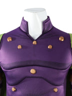 JJBA Spin Master Costume Purple Top with Green Cloak Pants and Hat for Cosplay Events