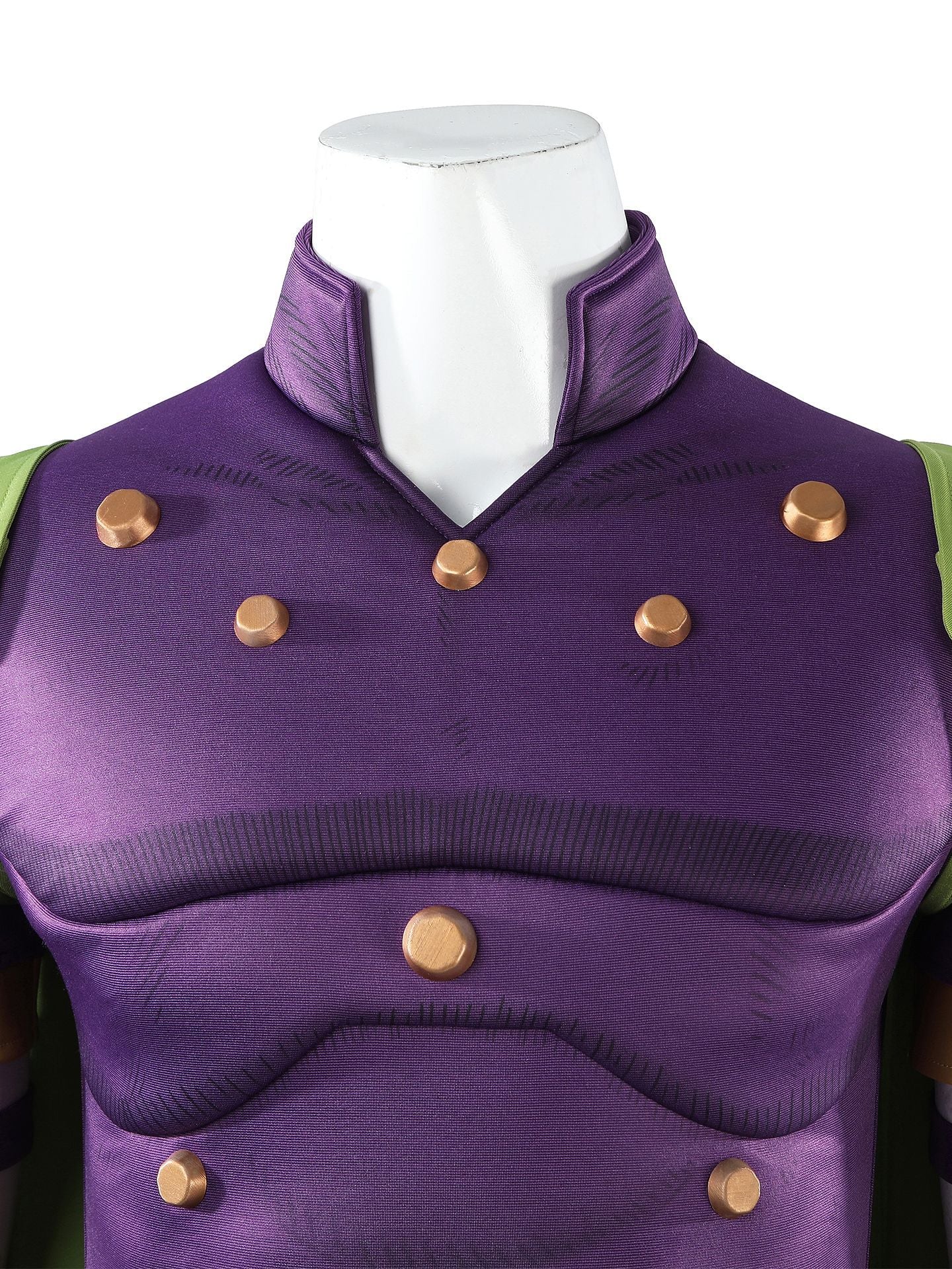 JJBA Spin Master Costume Purple Top with Green Cloak Pants and Hat for Cosplay Events