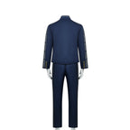 Mens Prince Costume Navy Tops Pants and Shirt Suit Cosplay Outfit