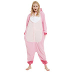 Adult Blue Alien Costume Cute Fluffy Experiment 626 Hooded Pajama for Sleepwear