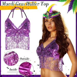 thumbnail image 2 of Mardi Gras Costumes For Women Boho Fringe Skirt Sequin Tassel Belly Dance Hip Scarf Rave Party Skirts Belts For Women And Girls Sheer Toddler Ballet Tulle Plus Size Faux Leather 27ed056a 1d6f 2 of 12