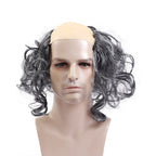 Boys July 4 Outfit Red Historical Costume with Bald Colonial Wig for USA Anniversary Celebrations