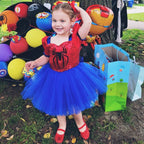 Baby Girl Gwen Dress Spider Sequin Ball Gown Party Dress for 24M-7 Years
