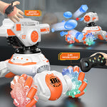 3-IN-1 RC Car Soft Bomb Water Bomb Bubble Car 360° Rotation Stunt Car Dual Control Twist Car