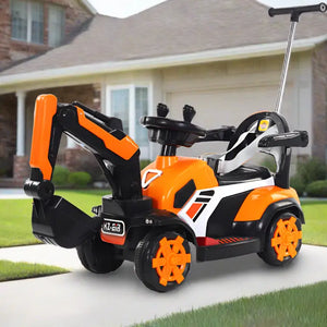 Children's Riding Excavator Electric Ride On Digger Toy 6 Volt Pedal Excavator