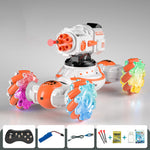 3-IN-1 RC Car Soft Bomb Water Bomb Bubble Car 360° Rotation Stunt Car Dual Control Twist Car