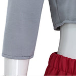 Adult El Outfit 11 Gray Crop Top Pants Shorts and Scarf Full Set for Dress-up Party