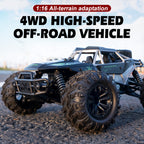 2023 New 1/16 RC Car Off Road High Speed Brushed Remote Control Car With LED Heading