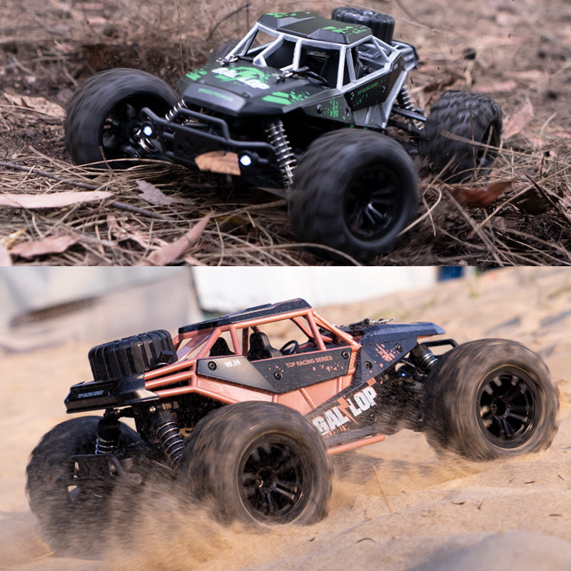 2023 New 1/16 RC Car Off Road High Speed Brushed Remote Control Car With LED Heading
