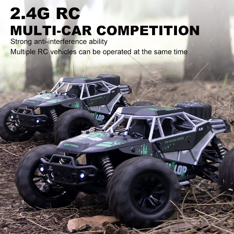 2023 New 1/16 RC Car Off Road High Speed Brushed Remote Control Car With LED Heading
