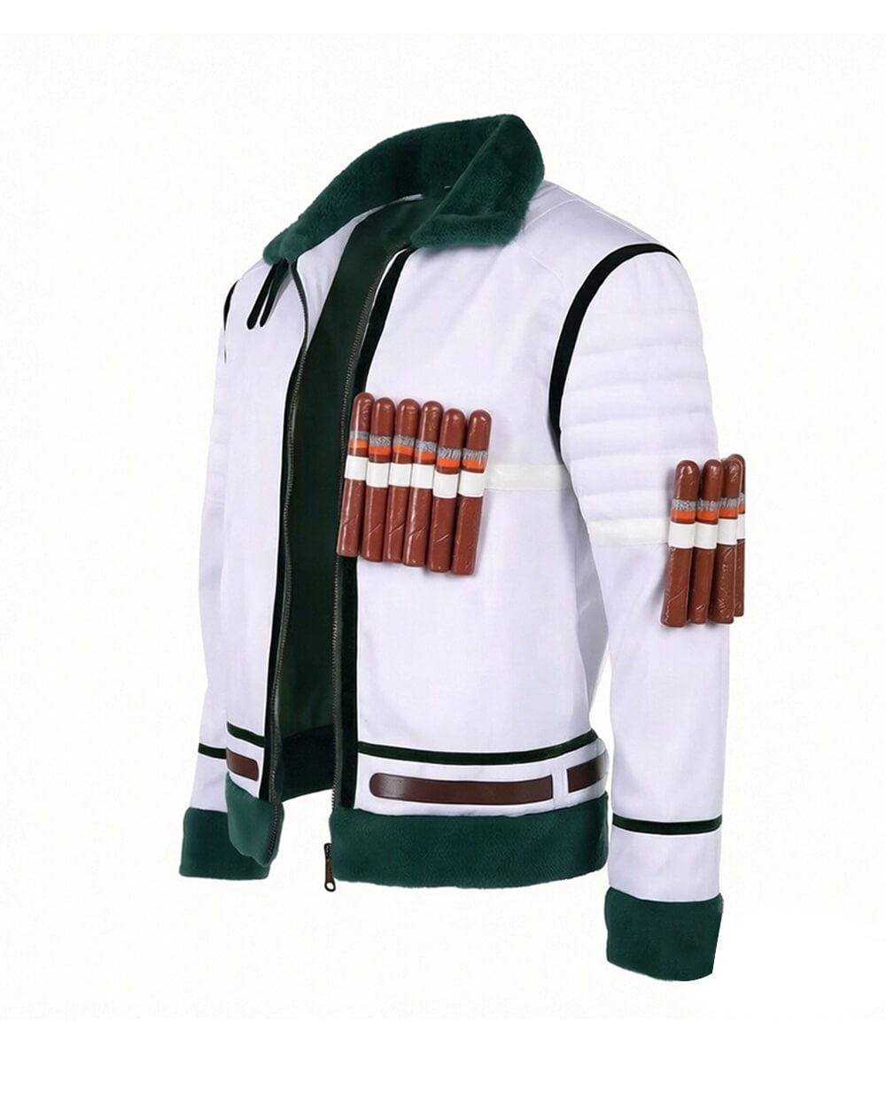 Smoker Cosplay Jacket S2 The White Hunter Marine Costume for Halloween Comic Con