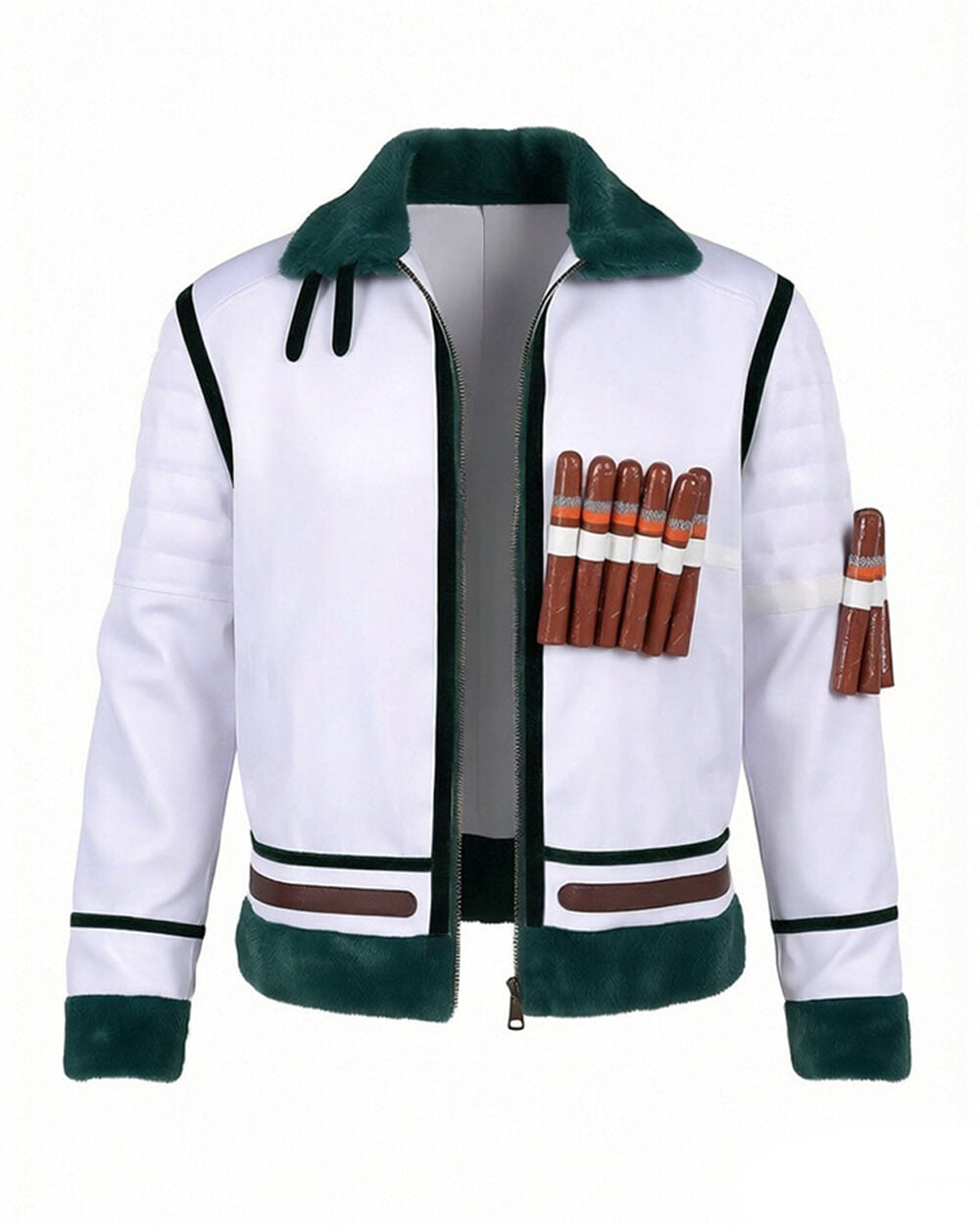 Smoker Cosplay Jacket S2 The White Hunter Marine Costume for Halloween Comic Con
