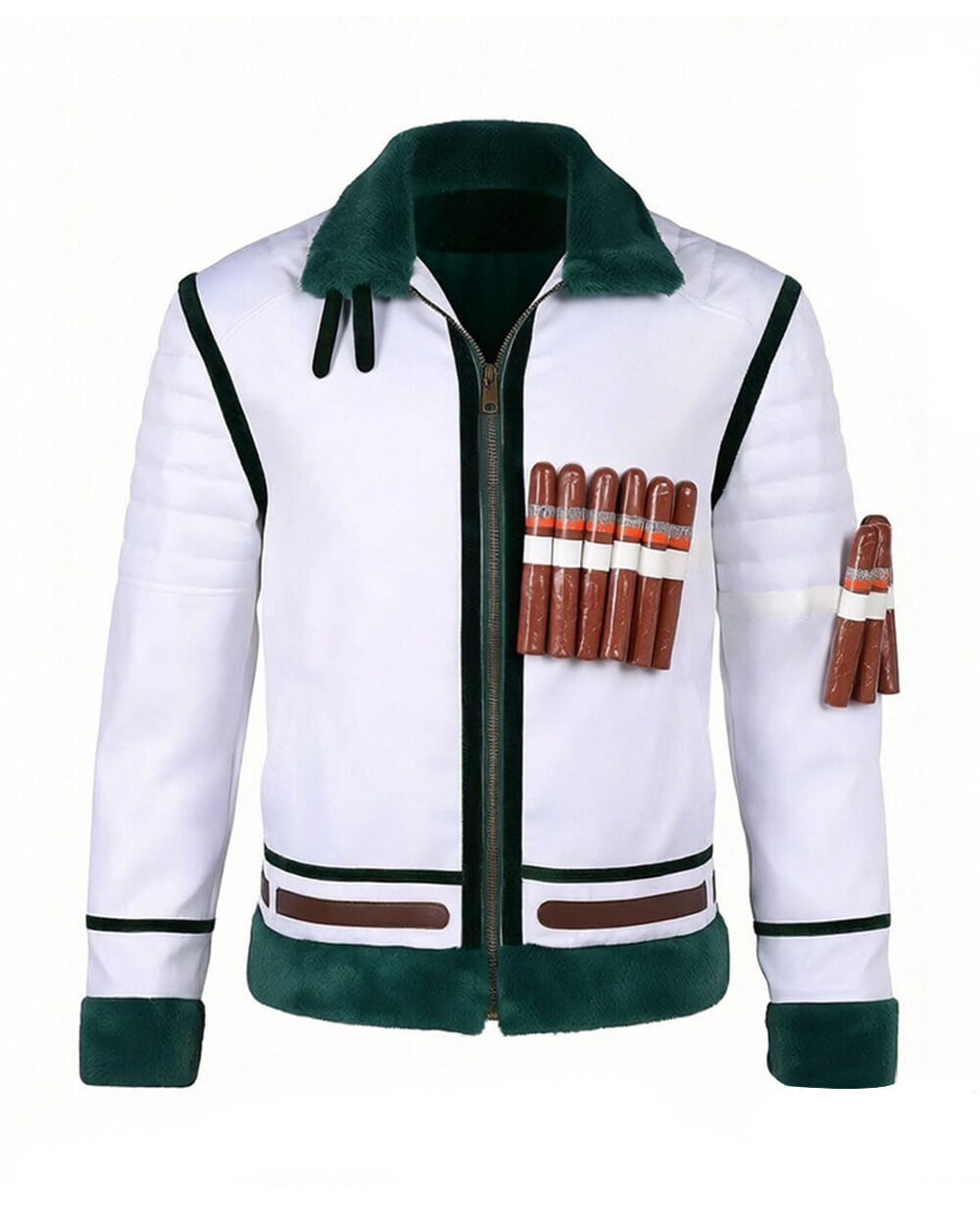 Smoker Cosplay Jacket S2 The White Hunter Marine Costume for Halloween Comic Con