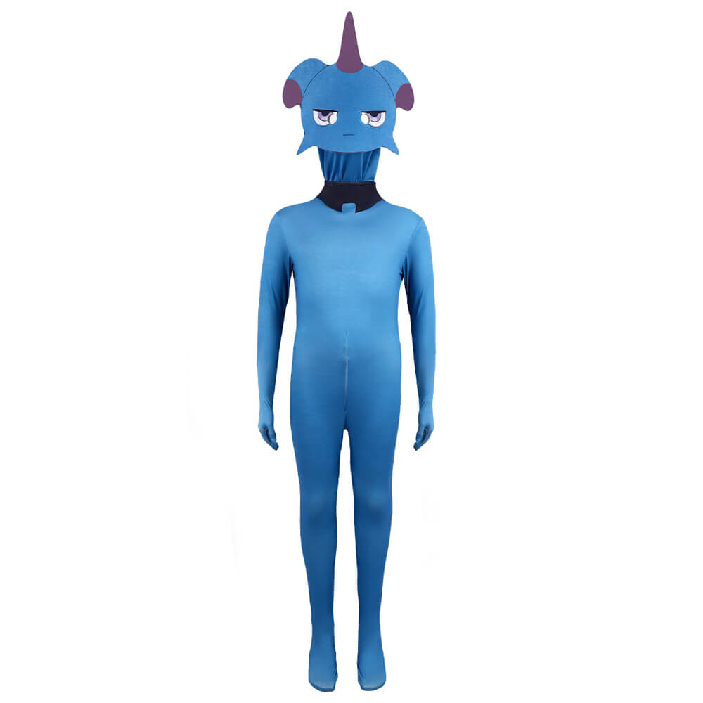 Palworld Costume Depreso Cosplay Outfit Kids Jumpsuit and Helmet 2pcs Suit