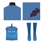 Palworld Costume Depreso Cosplay Outfit Kids Jumpsuit and Helmet 2pcs Suit