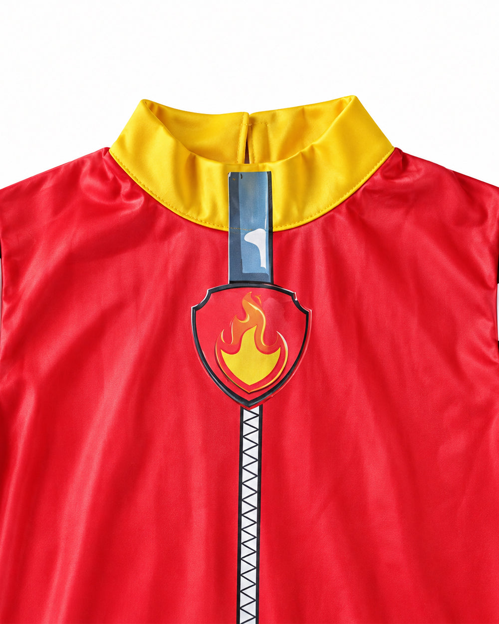 Kids Fire Rescue Dog Costume Unisex Shirt Pants Hat and Bag 4pcs Set for Dress-up Party