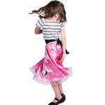 Poodle Skirts for Girls 50s Costumes Kids Sockhop Outfit Poodle Dress for Halloween Carnival