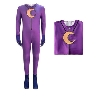 Smiling Critters Costume Catnap Lavender Cosplay Outfit Cartoon Jumpsuit and Helmet Suit