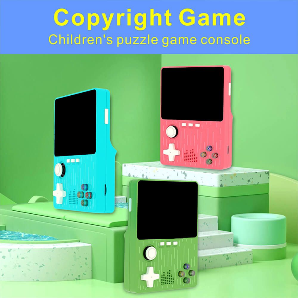 X616 Portable Handheld Game Console Joystick Retro Game Console with Puzzle Games and 64G SD Card Expandable for Ages 6+