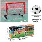 Portable Soccer Goal Set Complete Football Training Kit Holiday Gift for Young Players
