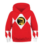 Kids Rangers Hoodie Dragon-themed Children Cosplay Costumes
