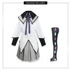 Puella Magi Madoka Magica Costume Magical Girl Madoka Kaname and Homura Akemi Uniform Dress for Adult Cosplay