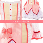 Puella Magi Madoka Magica Costume Magical Girl Madoka Kaname and Homura Akemi Uniform Dress for Adult Cosplay