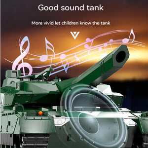 12CH Remote Control Tank 360° Rotation Water Bullets Tank 4WD Tracked Combat Vehicles